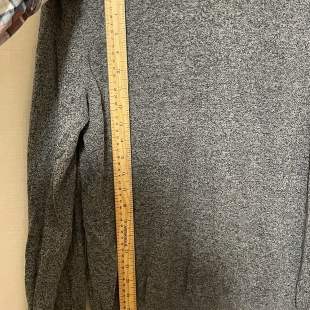 Banana Republic Mens Sweater Luxury Blend V-Neck Silk Grey Heathered Size XL - Picture 6 of 10